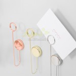 Creative Self-Adhesive Metal Note Holder