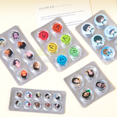 訂製鋁封亞克力搖搖樂藥片吧唧 訂製鋁封亞克力搖搖樂藥片吧唧