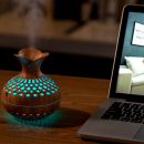 创意木纹花瓶加湿器