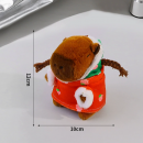 Capybara plush doll keychain