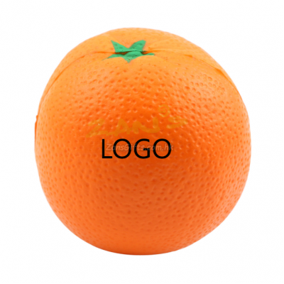 橘子造型PU压力球 橘子造型PU压力球