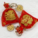 New Year Lucky Bag Pinch Key Chain