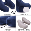U型充氣 H連帽護頸枕
