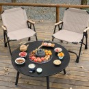 戶外折疊夾棉露營沙灘椅