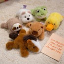 卡皮巴拉毛绒玩偶冰箱贴