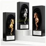 Year of the Horse Metal Crystal Award Trophy