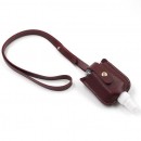 Hanging Neck Disinfectant Spray Leather Case