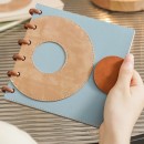 Mushroom Button Square Loose leaf Notebook