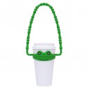 Anti-slip portable silicone water cup lanyard