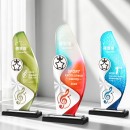 Aluminum Crystal Trophy