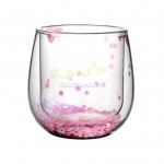 Romantic Cherry Blossom Double Glass