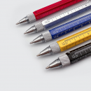 Multifunctional touch head screwdriver ruler 6-in-1 ballpoint pen