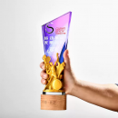 羽毛球網球運動水晶獎座