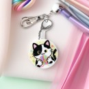 語音吧唧鑰匙扣發聲掛件