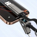 數顯四合一快充數據線鑰匙扣