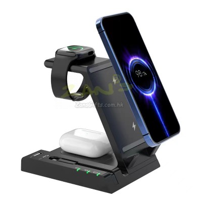 六合一無線充電支架座