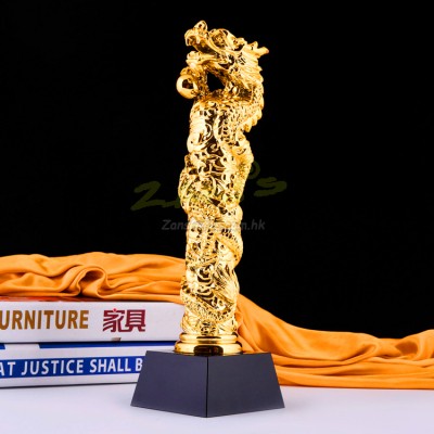 Dragon Resin Crystal Trophy