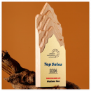 Creative Metal and Solid Wood Trophy Creative Metal and Solid Wood Trophy