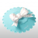 Snowflakes Ribbon Cup Cap