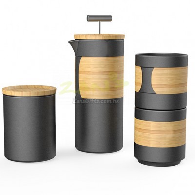 Ceramic French Press Gift Set