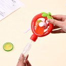Hand-pressed bubble fan