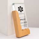 Wooden Crystal Trophy