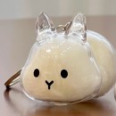 Cute Little Rabbit Transparent Hair Storage Box Cute Little Rabbit Transparent Hair Storage Box
