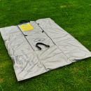 Zipper shopping bag picnic mat 2-in-1