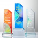 Pleated Crystal Trophy