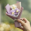Graduation season gift knitted bouquet