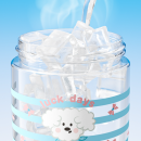 Tritan Cute straw water cup