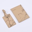 PU Luggage Tag and Passport Case Gift Set