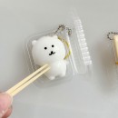 飯盒小熊捏捏樂鑰匙扣解壓玩具