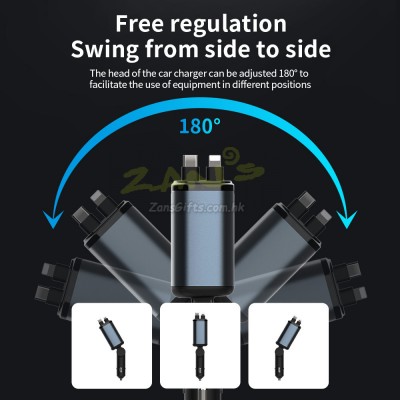 4-in-1 Retractable Cable Super Fast Charging 
