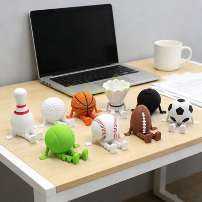 3D Printed Ball Desk Buddy