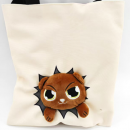 3D Plush Doll Patchwork Bag