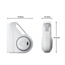 Retractable power bank with built-in cable