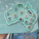 訂製壓克力地圖冰箱貼