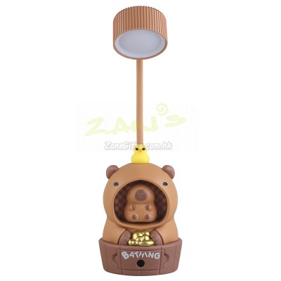 充電LED卡通公仔檯燈