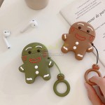 Gingerbread Man AirPods Silicone Headphone Case