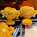 Trophy plush pendant keychain