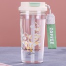 便攜隨行運動雙飲吸管杯