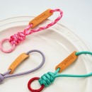 Cowhide Lanyard Key Chain