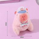Capybara plush doll keychain