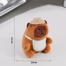 Capybara plush doll keychain