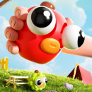 Exploding Eye Fruit Squishy Stress Relief Toy