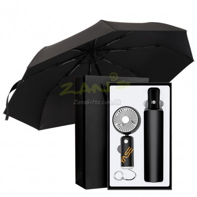 Fan Umbrella Gift Set