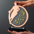 Basketball Crystal Trophy