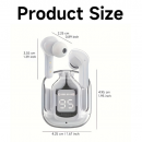Transparent Bluetooth earphones