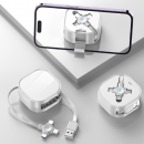 Retractable storage stand three-in-one data cable